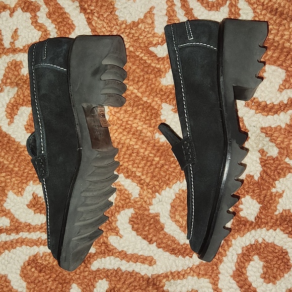 Aquatalia suede loafer with heel size 9 - Picture 5 of 16